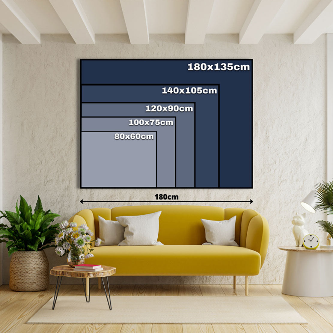 Quadro astratto Splash Color Style