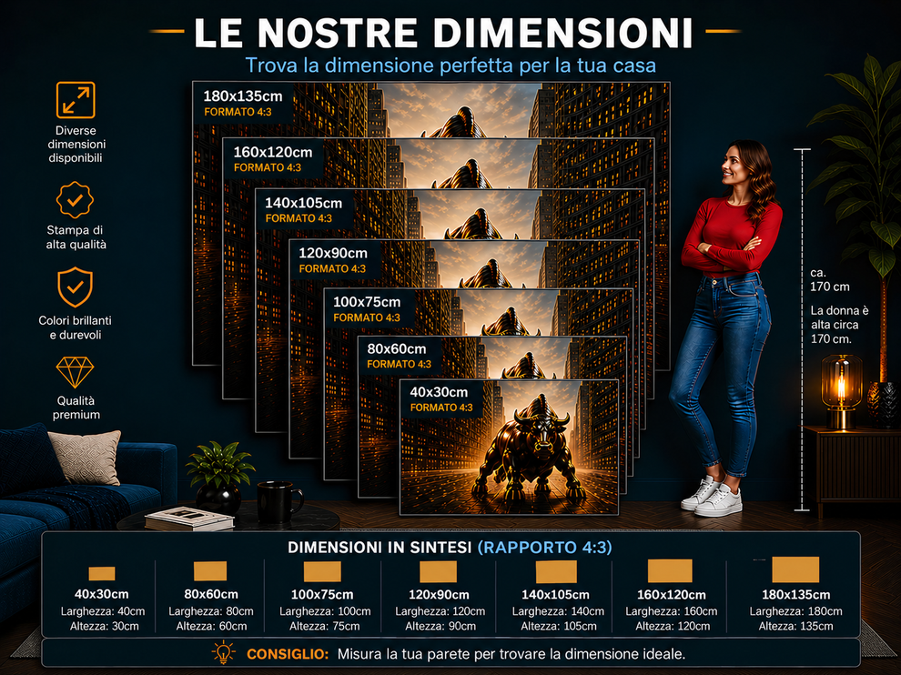 Cavalli bianchi nella nebbia con energia quadro