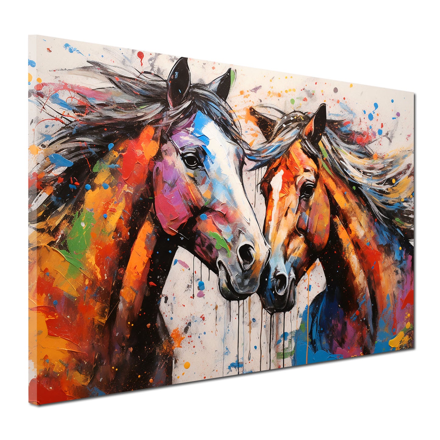 Quadro 2 cavalli Pop Art Colour Style