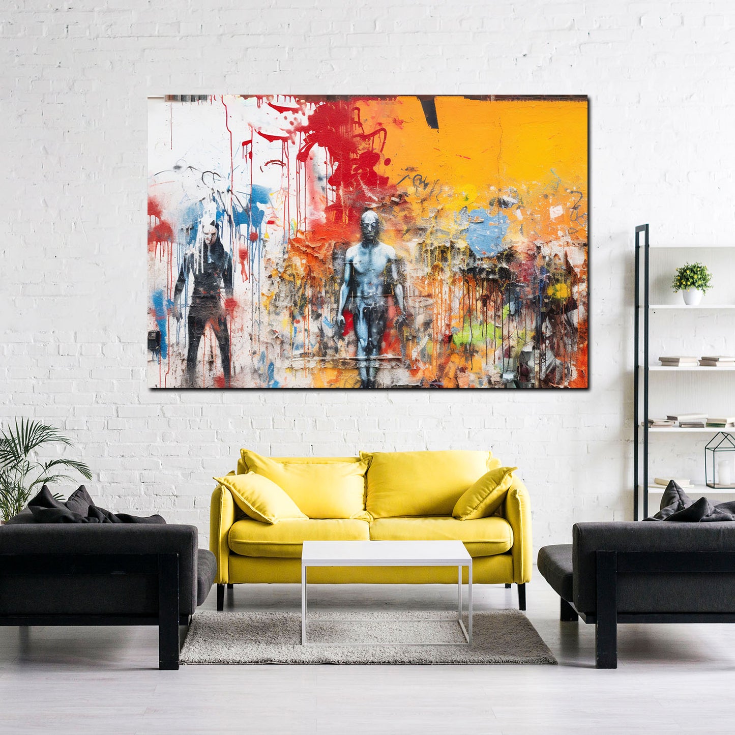 Quadro Misterius Street Art abstrakt Pop Art