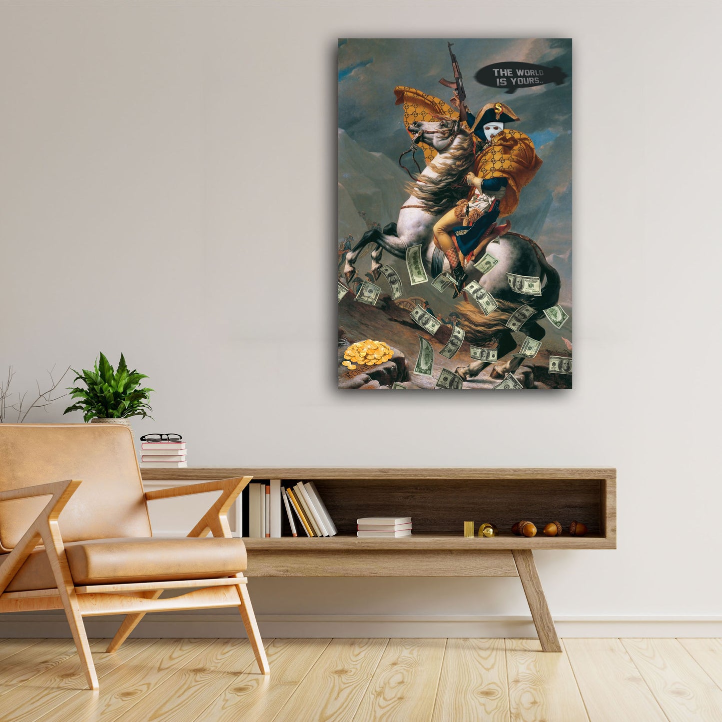 Quadro Napoleon Money Gangster Style, Motivazione