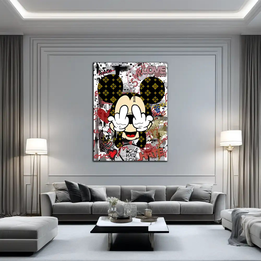 Quadro Pop Art Comic Topo Style