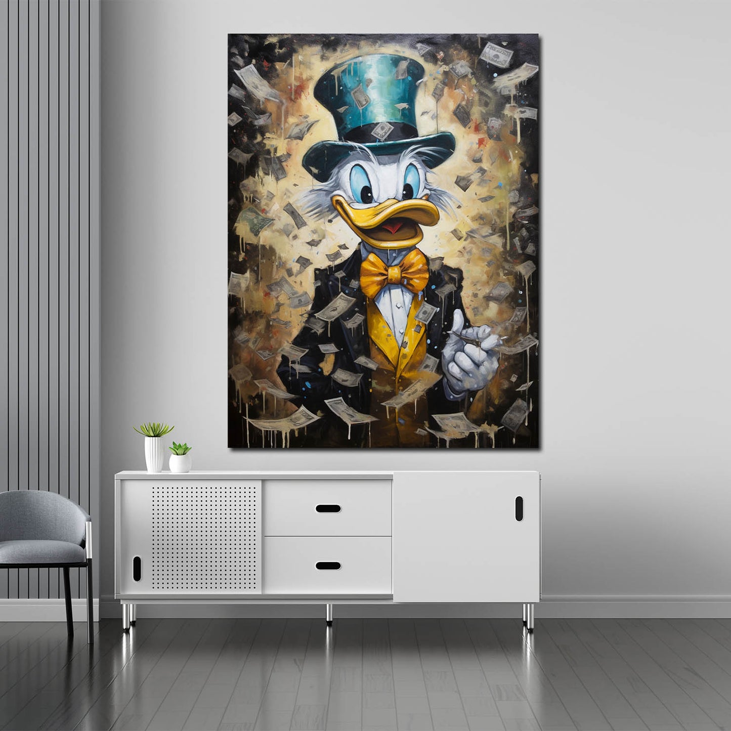 Quadro Scrooge Money Rain