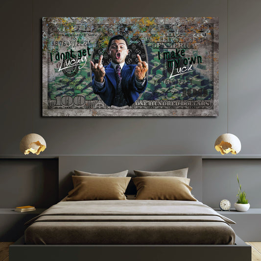 Quadro Wallstreet successo denaro stile Leo motivazione