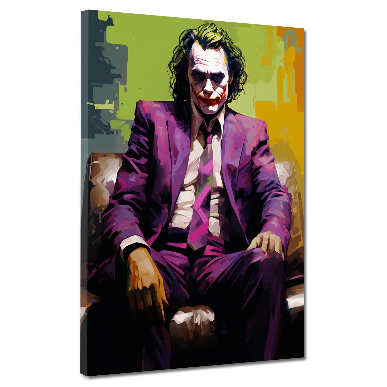 Quadro astratto Joker seduto [Consegna gratuita] –