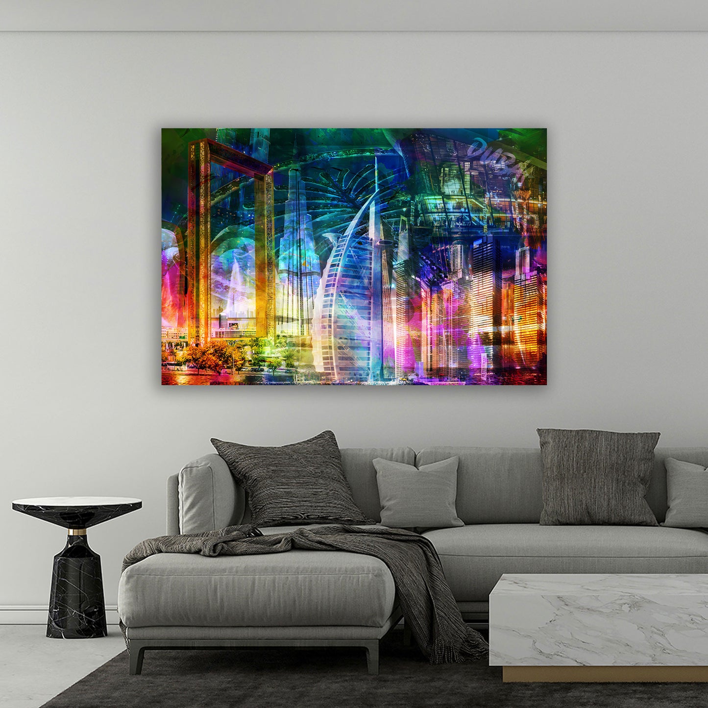 Quadro moderno Dubai Pop Art