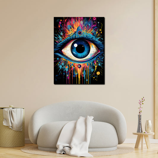 Quadro moderno Pop Art Occhio blu