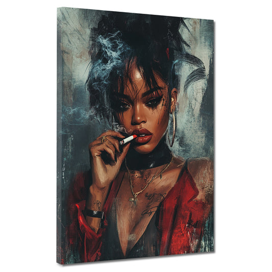 Quadro moderno donna cool style