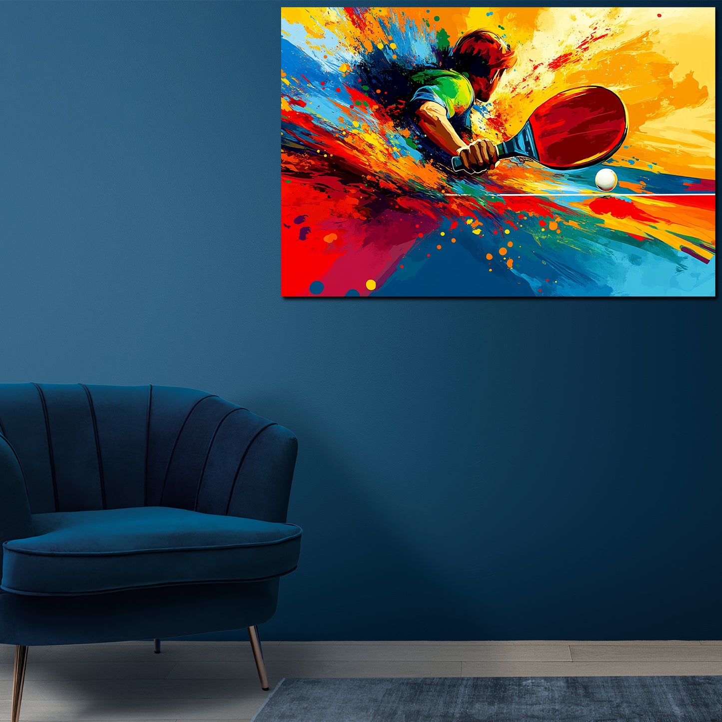 Quadro pop art ping pong