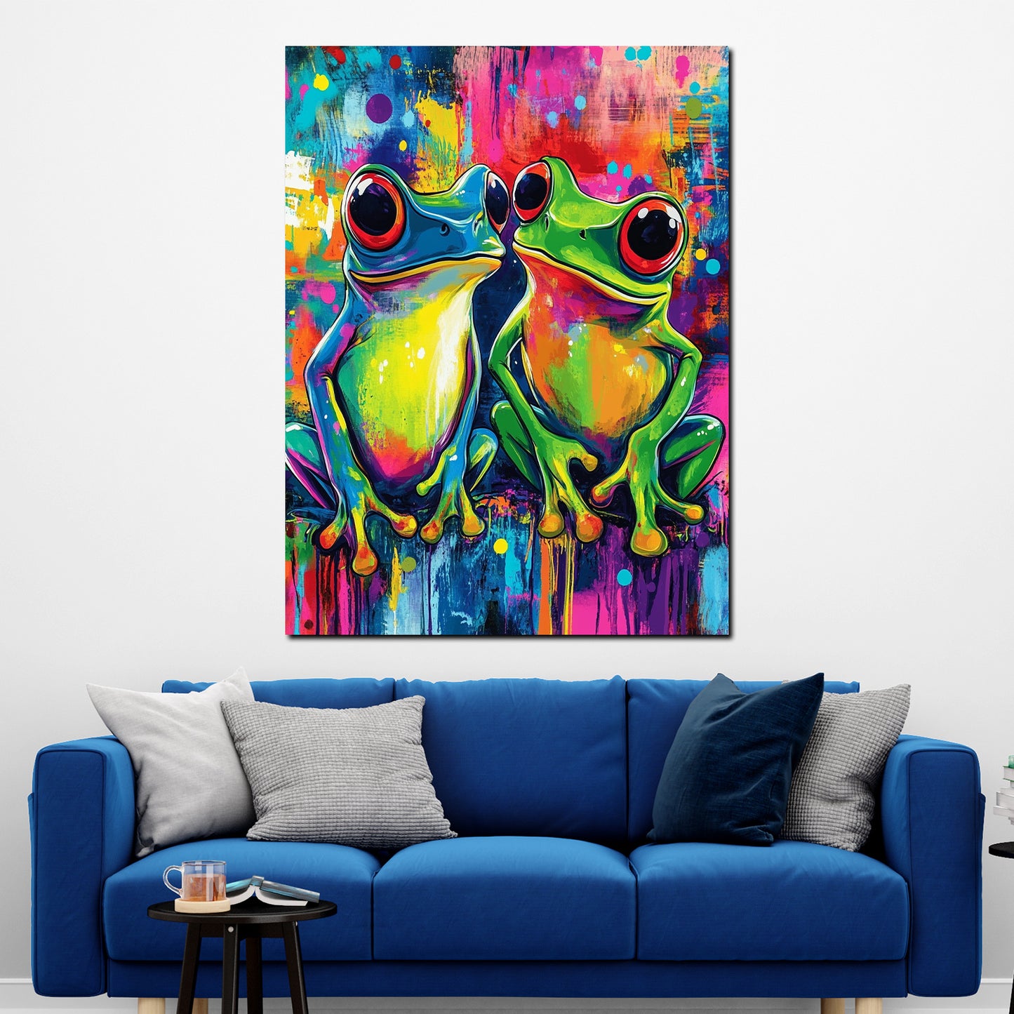Quadro pop art ranevivace stile moderno gioia