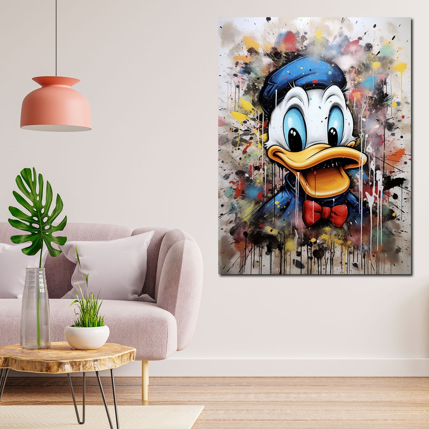Quadro ritratto Pop Art Duck