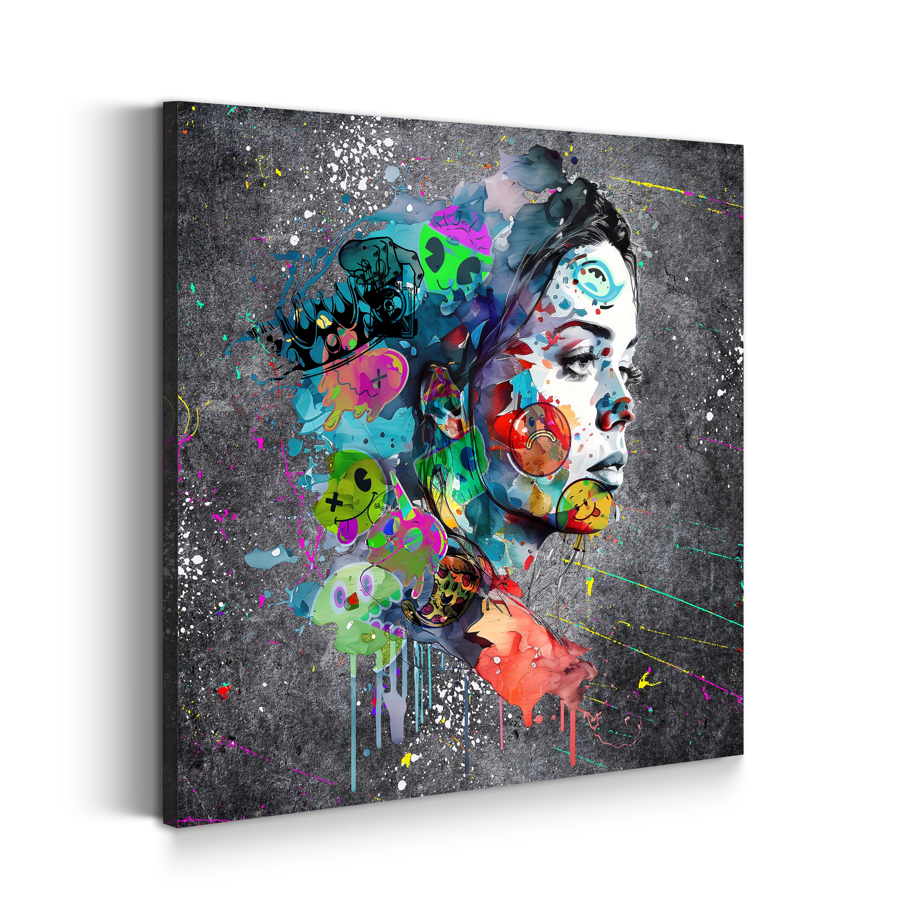 Runa Art Quadro Street Art ragazzo Moderni Murale - Made in Germany - Arte Di Strada Blu Soggiorno 039815a Runa Art Quadro Street Art ragazzo Moderni Murale - Made in Germany - Arte Di Strada Blu Soggiorno 039815a