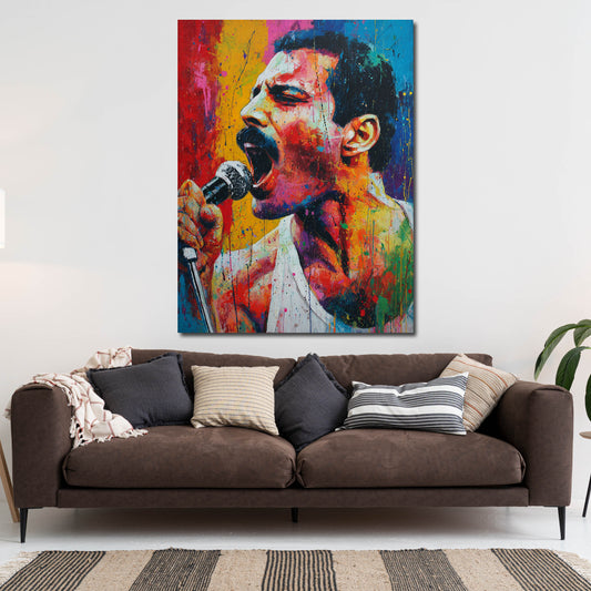 Pop Art ritratto colorato Mercury quadro