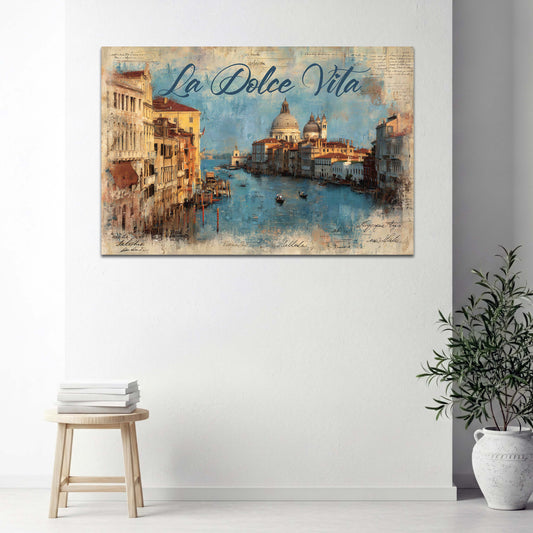 Venezia Canal Grande Santa Maria della Salute paesaggio quadro