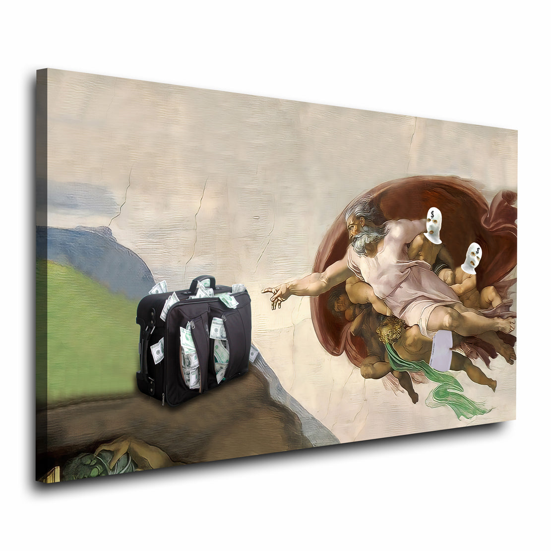 Quadro stampa su tela moderno motivazione Getting The Money from God