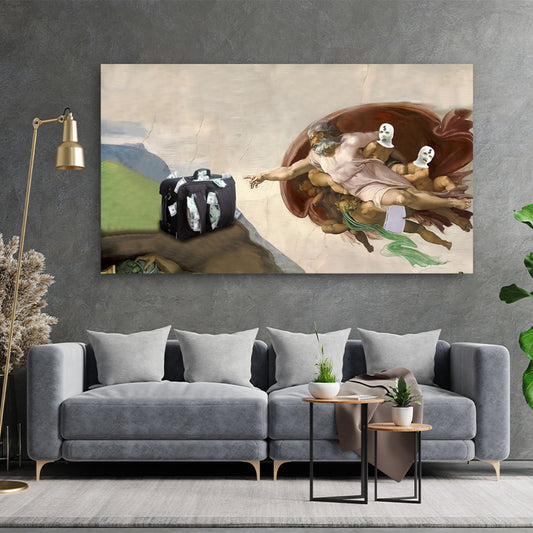 Quadro stampa su tela moderno motivazione Getting The Money from God