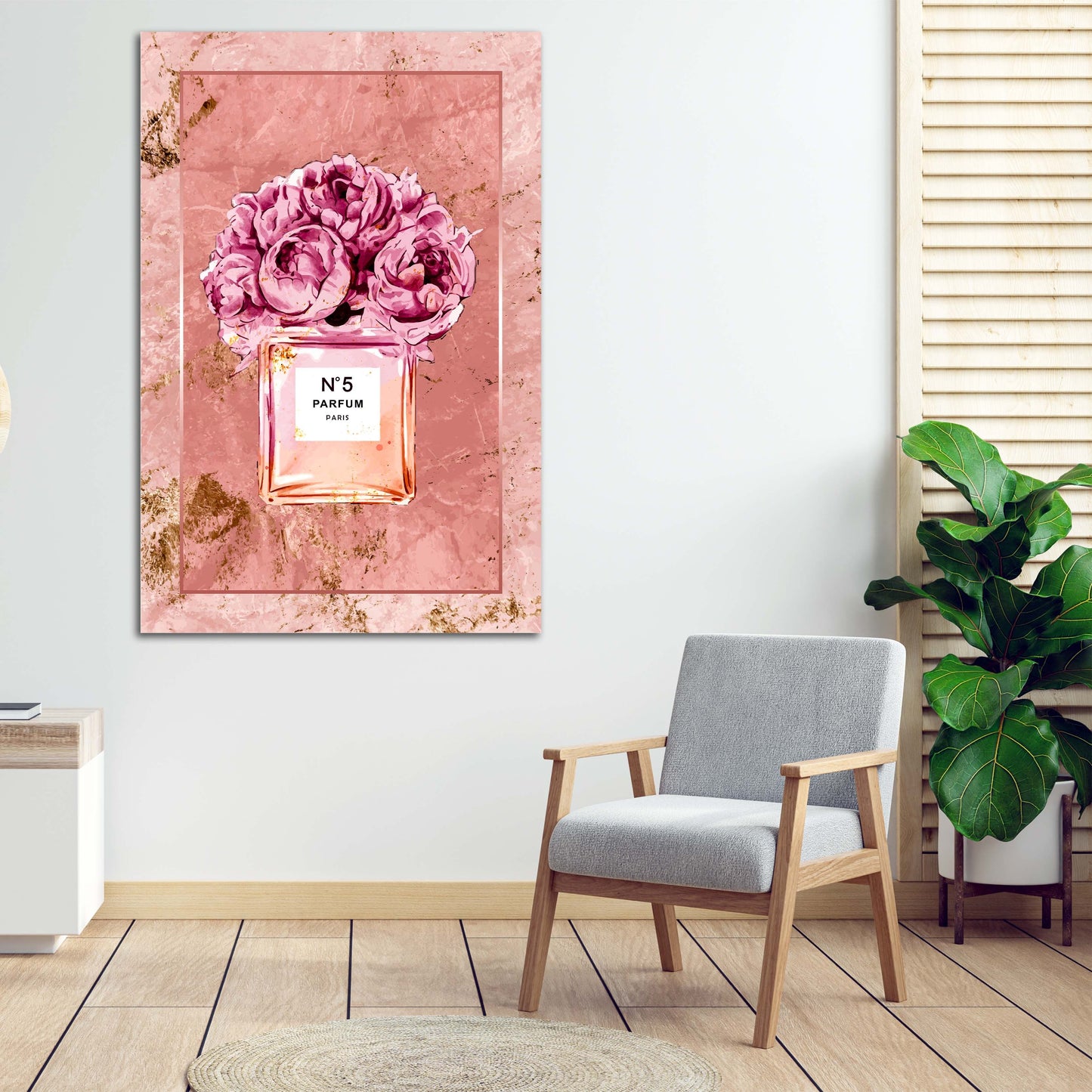 Quadro profumo Pop Art rosa
