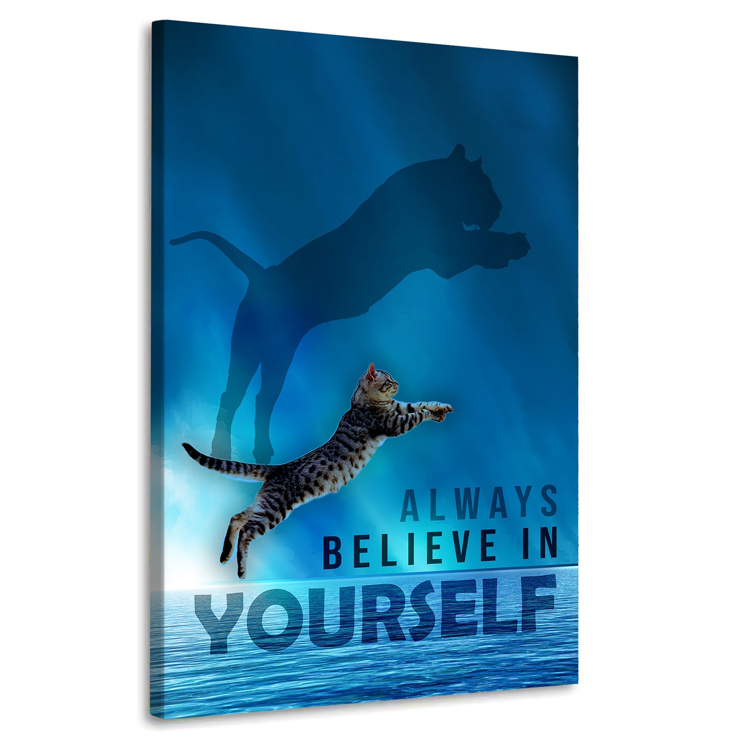 Quadro stampa su tela motivazionale Mindset Always Believe In Your Self