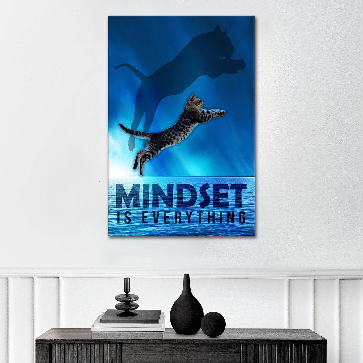 Quadro stampa su tela motivazionale Mindset Always Believe In Your Self