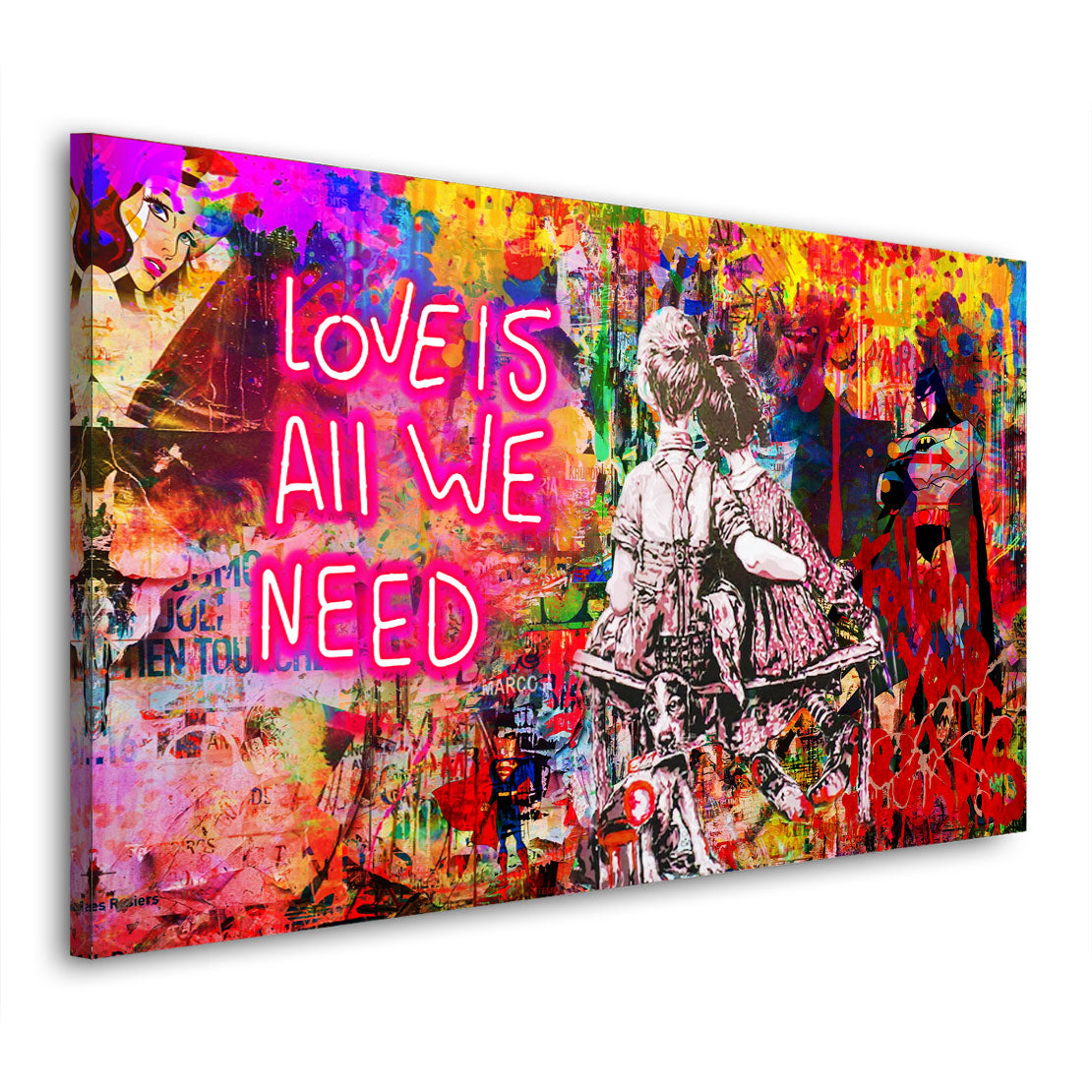 Quadro Love Is All We Need [Consegna gratuita] –