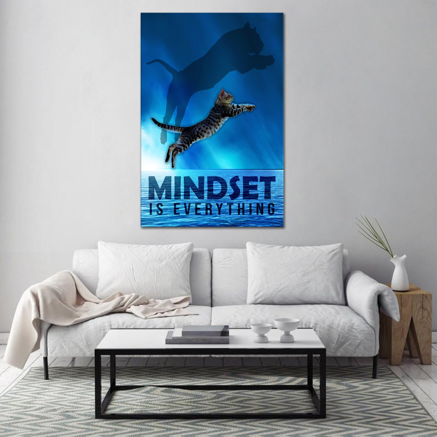 Quadri citazioni mindset e successo