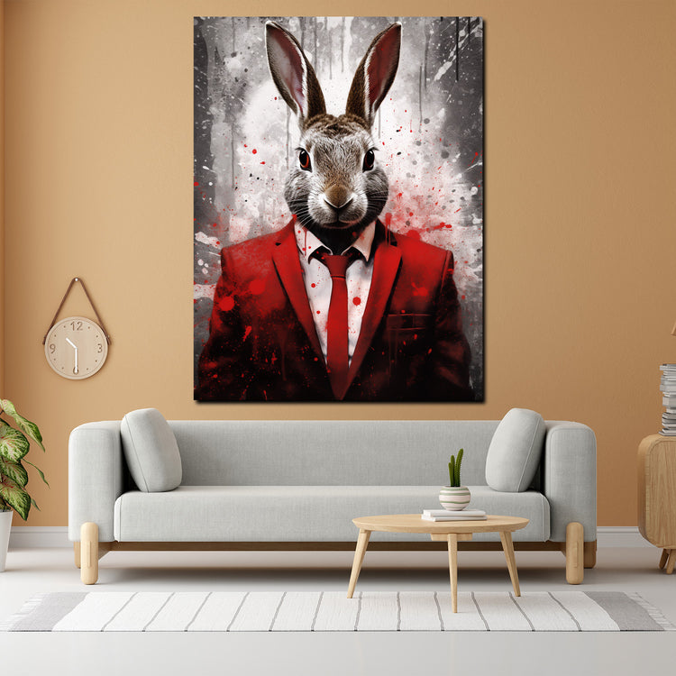 Quadri Pop Art Animali In Abito