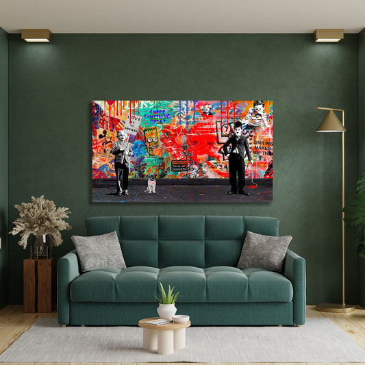 Arte pop street art graffiti personaggi Love Is The Answer quadro