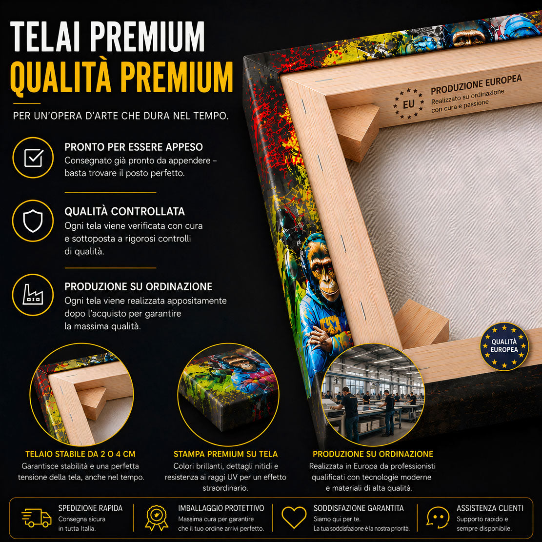 Telaio in legno