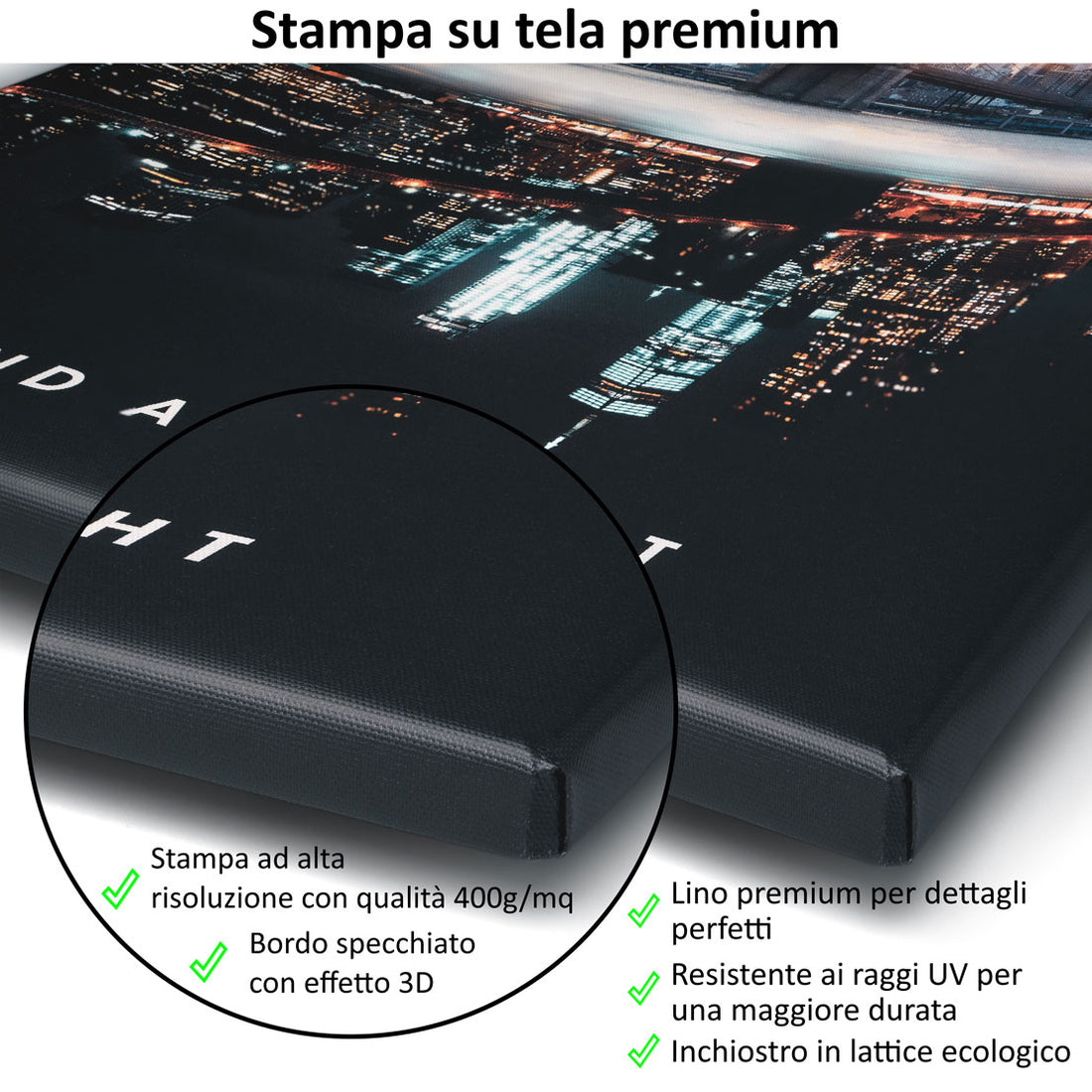 Quadro astratto Future Black Style