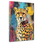 Ghepardo pop art quadro