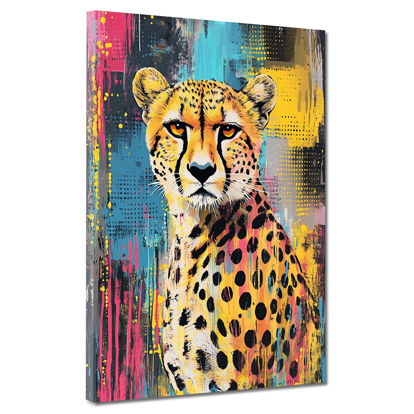Ghepardo pop art quadro