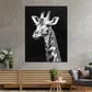 Giraffa bianco nero quadro