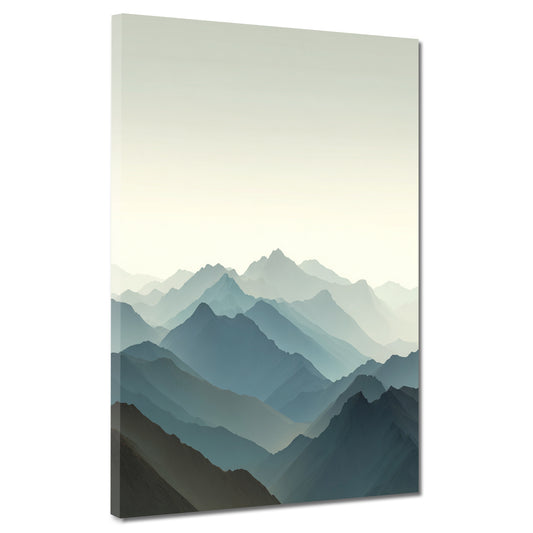 Paesaggio montano minimalista quadro