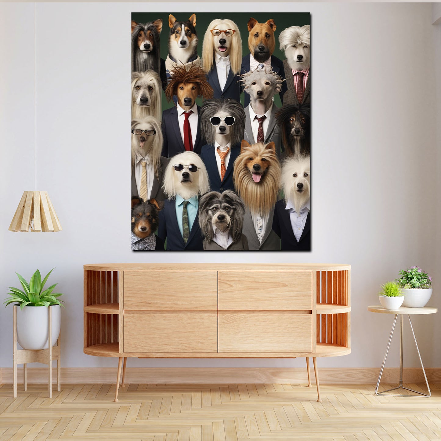 Quadro All Style Cool Dogs cani in abito