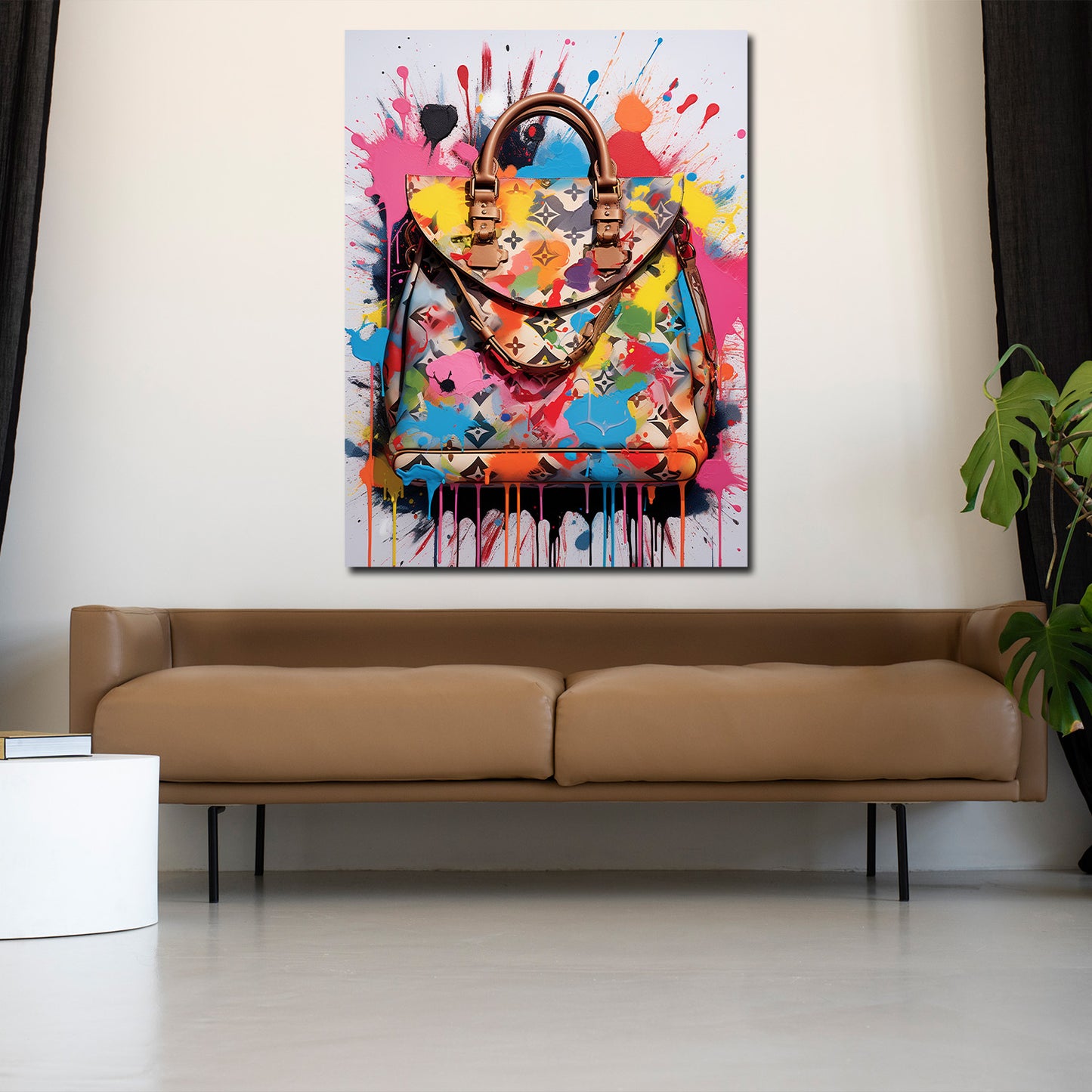 Quadro Astratto Borsa Luxus Pop Art Colour Edition