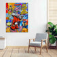 Quadro Comic Bunny Pop Art Style