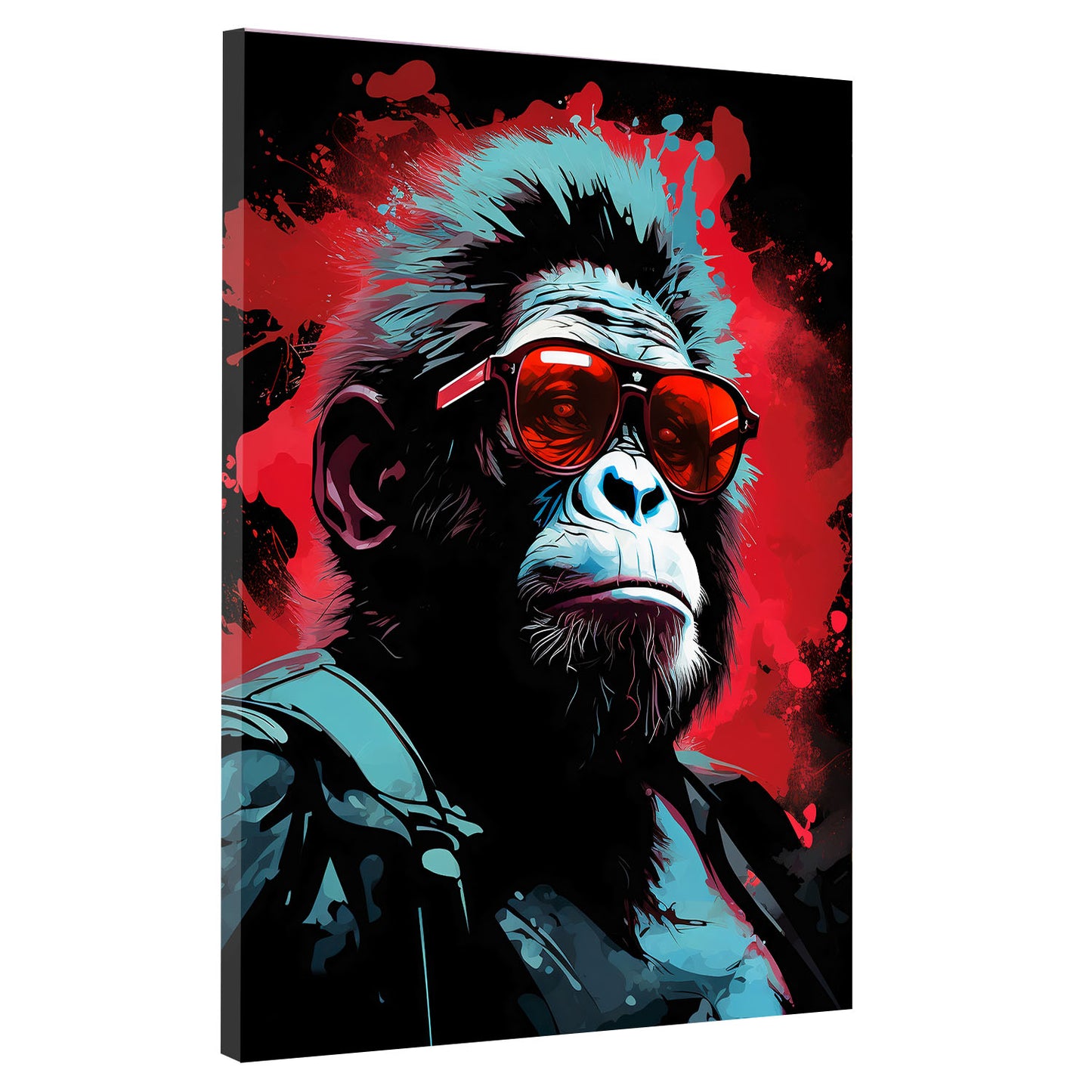 Quadro stampa su tela Gorilla astratto