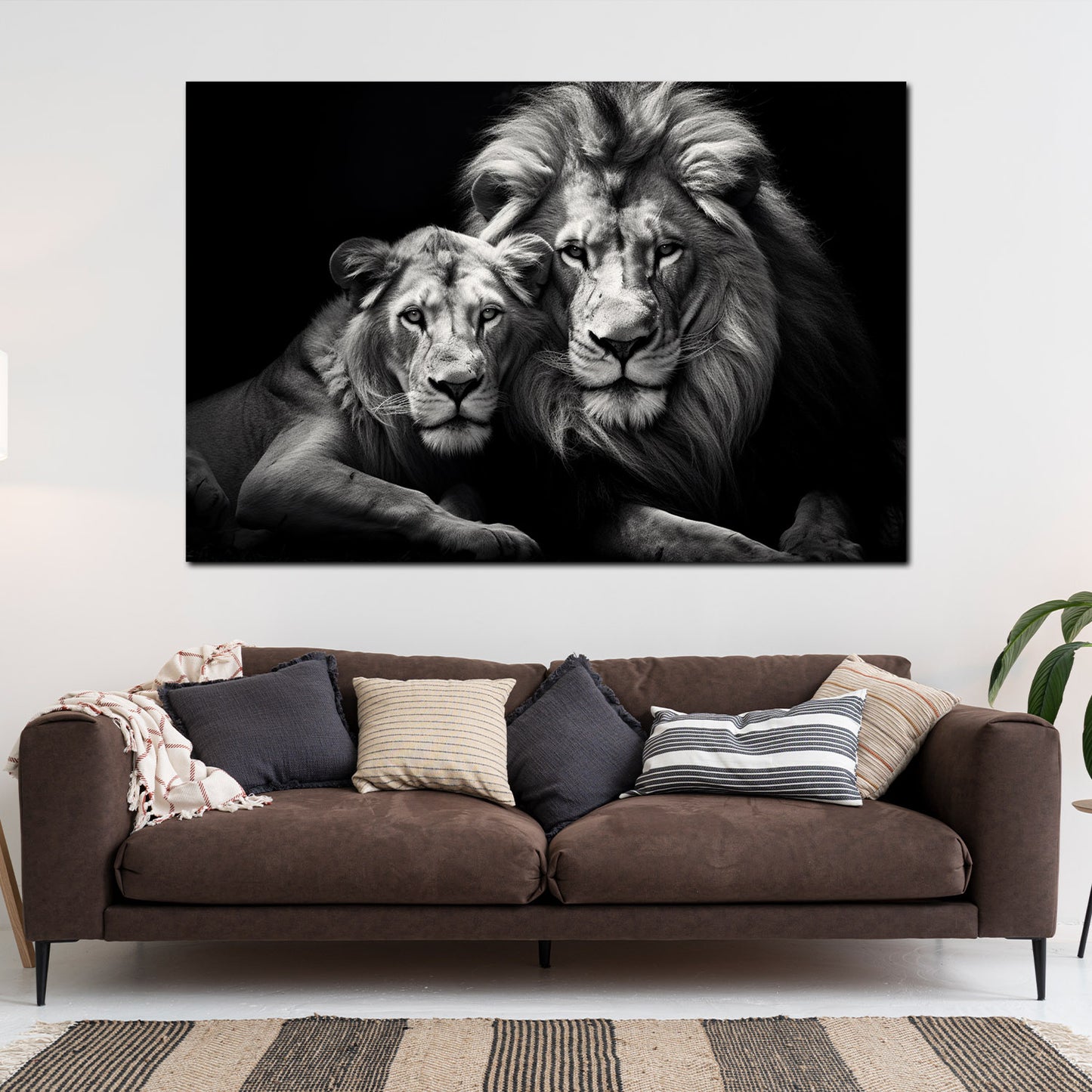 Quadro Leoni Black Style