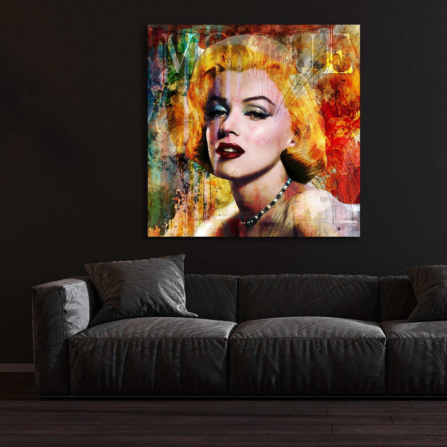 Quadro Marilyn stile vintage Pop Art