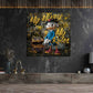 Quadro Paperone Pop Art My Money My Rules