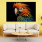 Quadro Pappagallo Black Style