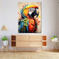 Quadro Pappagallo Pop Art astratto