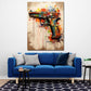 Quadro Pistol Art Pop Art abstrakt