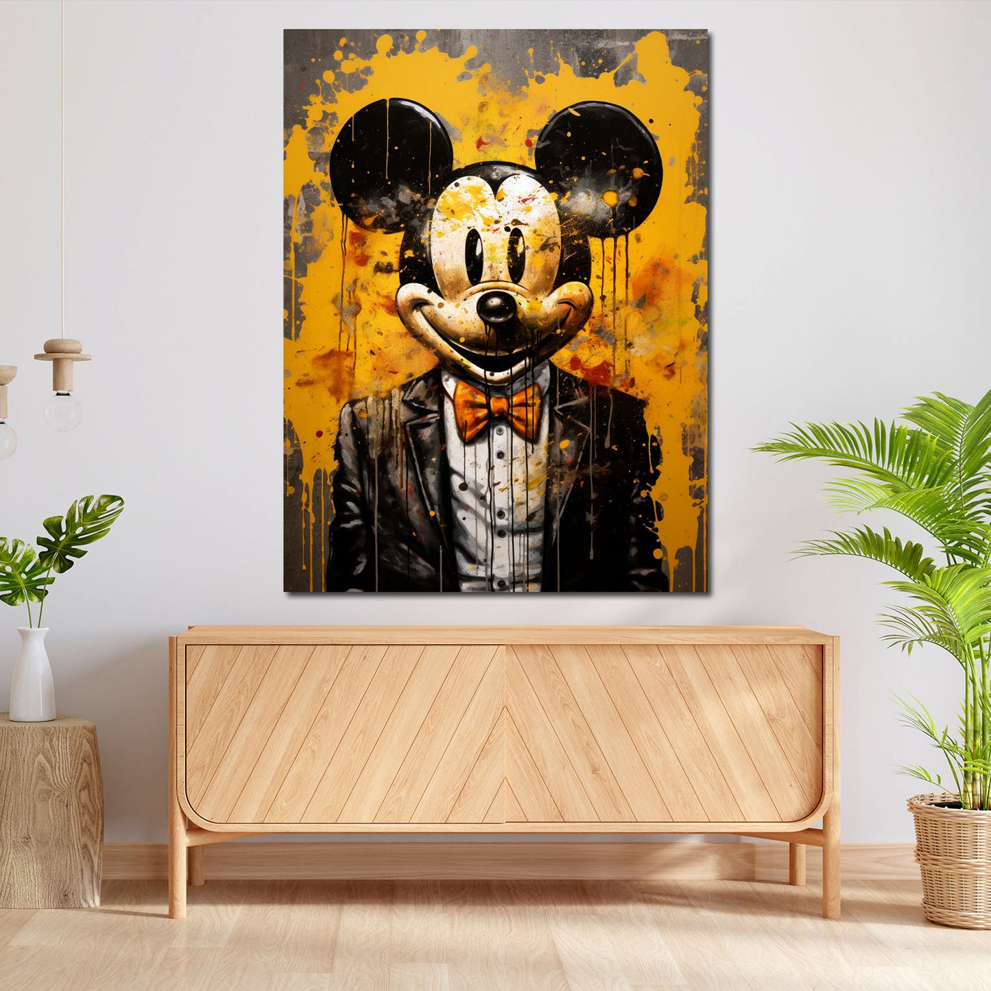 Quadro Pop Art Topo in Abito, Comic