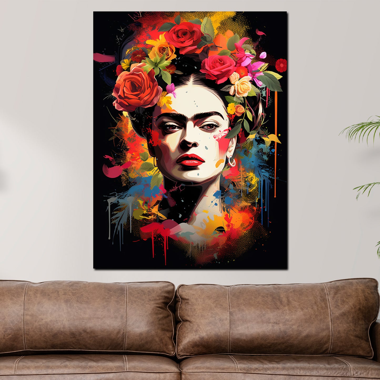 Quadro Pop Art bellissima Frida Style
