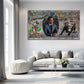 Quadro Pop Art denaro successo motivazione stile Harvey
