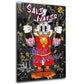 Quadro Pop Art papero Save Water champagne lusso successo