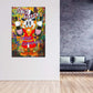 Quadro Pop Art papero Save Water Drink Champagne soldi successo