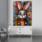 Quadro stampa su tela Rabbit Abstract Pop Art Style