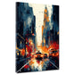 Quadro USA New York astratto